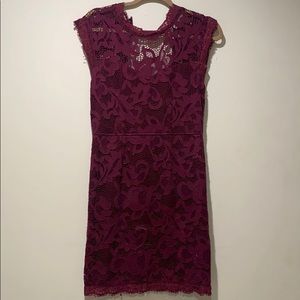 Nordstrom Purple Lace Dress